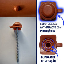Carregar imagem no visualizador da galeria, Kit Vedação Fixação Parafuso Telhas Pvc Plan 10 Un