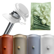 Carregar imagem no visualizador da galeria, Kit Vedação Fixação Parafuso Telhas Colonial Pvc 10 Un
